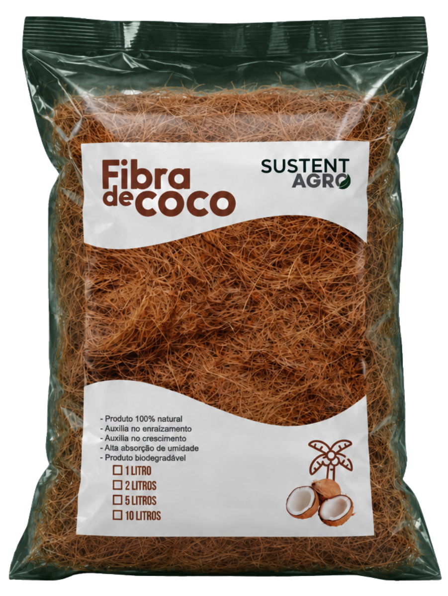 Embalagem do substrato de fibra de coco da SustentAgro